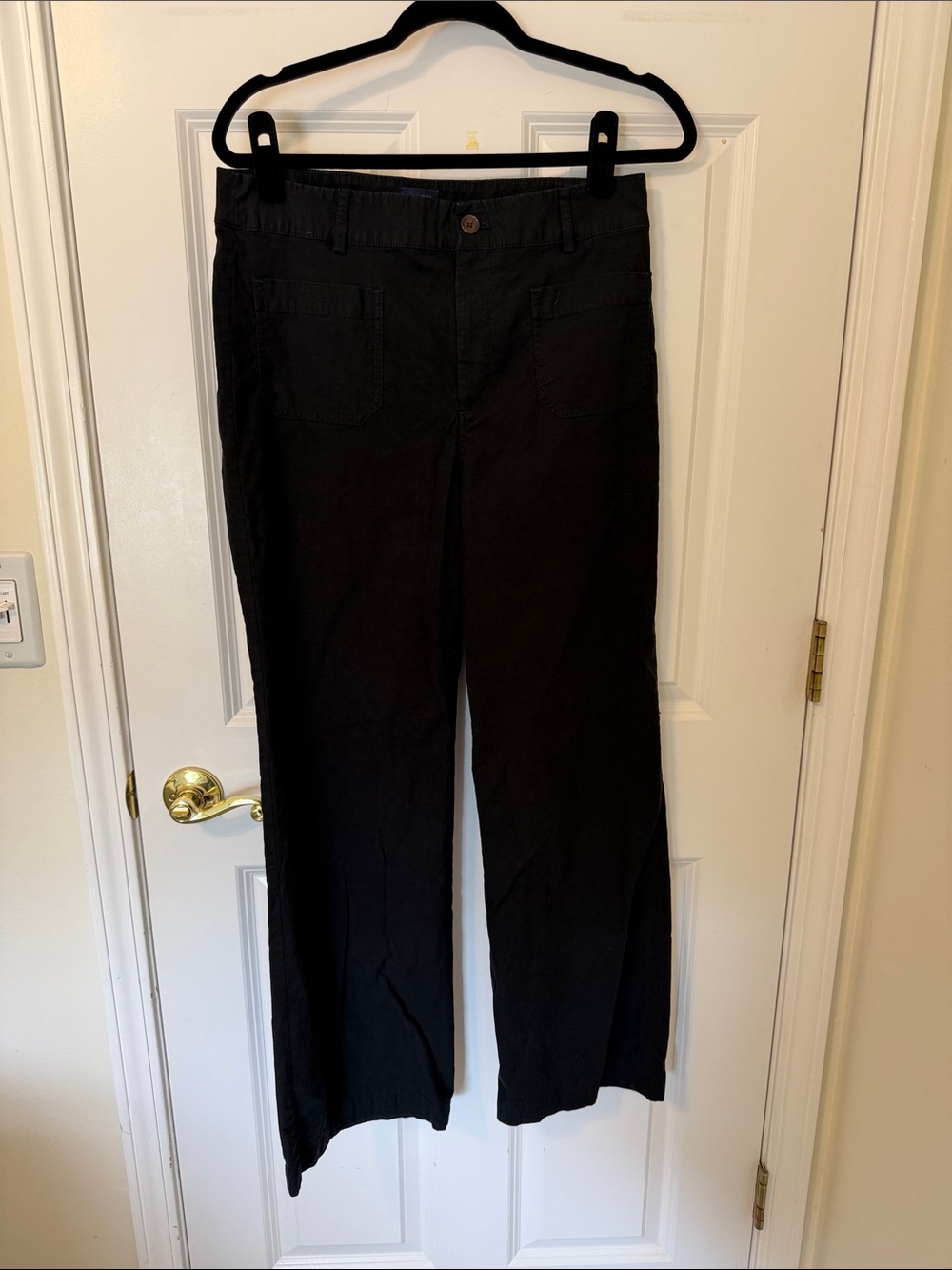 J. Crew Black Lizzie Pant - Classic Straight Leg 29